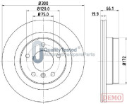 DP0101JM Brzdový kotouč GOLD JAPANPARTS