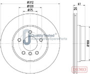 DP0108JM Brzdový kotouč GOLD JAPANPARTS