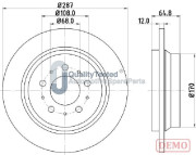 DP0321JM Brzdový kotouč GOLD JAPANPARTS