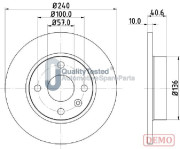 DP0405JM Brzdový kotouč GOLD JAPANPARTS