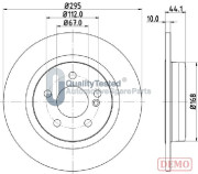 DP0503JM JAPANPARTS brzdový kotúč DP0503JM JAPANPARTS