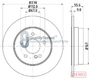 DP0505JM Brzdový kotouč GOLD JAPANPARTS