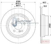 DP0513JM Brzdový kotouč GOLD JAPANPARTS