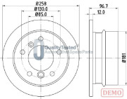 DP0518JM Brzdový kotouč GOLD JAPANPARTS