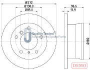 DP0526JM Brzdový kotouč GOLD JAPANPARTS