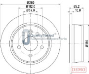 DP0530JM Brzdový kotouč GOLD JAPANPARTS