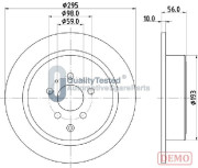 DP0608JM Brzdový kotouč GOLD JAPANPARTS