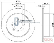 DP0616JM Brzdový kotouč GOLD JAPANPARTS