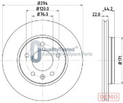 DP0925JM Brzdový kotouč GOLD JAPANPARTS