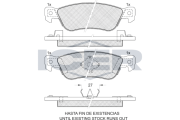 140855 Brzdové destičky ICER