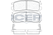 141192 Brzdové destičky ICER