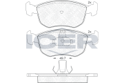 181151 Brzdové destičky ICER