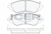 181263 Brzdové destičky ICER