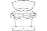 181268 Brzdové destičky ICER