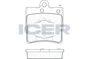 181311 Brzdové destičky ICER