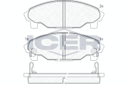 181340 Brzdové destičky ICER