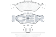 181344 Brzdové destičky ICER