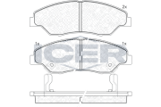 181370 Brzdové destičky ICER