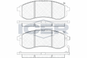 181507 Brzdové destičky ICER