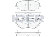 181542 Brzdové destičky ICER