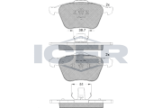181551 Brzdové destičky ICER