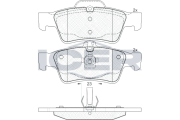 181576 Brzdové destičky ICER