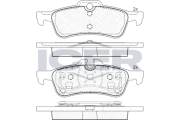 181599 Brzdové destičky ICER