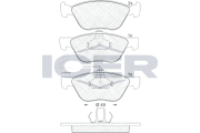 181601 Brzdové destičky ICER