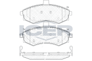 181643 Brzdové destičky ICER
