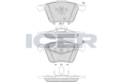 181655 Brzdové destičky ICER