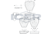 181693 Brzdové destičky ICER