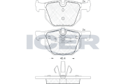 181739 Brzdové destičky ICER