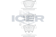 181777 Brzdové destičky ICER