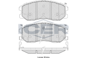 181798 Brzdové destičky ICER
