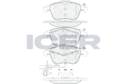 181864 Brzdové destičky ICER