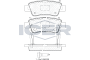 181888 Brzdové destičky ICER