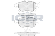 181891 Brzdové destičky ICER