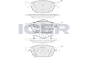 181893 Brzdové destičky ICER