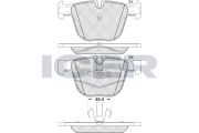 181896 Brzdové destičky ICER