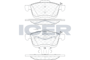 181903 Brzdové destičky ICER