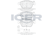 181923 Brzdové destičky ICER
