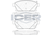 181939 Brzdové destičky ICER