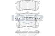 181955 Brzdové destičky ICER