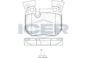 181965 Brzdové destičky ICER