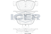 181969 Brzdové destičky ICER