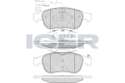 181970 Brzdové destičky ICER