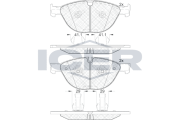 181973 Brzdové destičky ICER