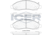 181974 Brzdové destičky ICER
