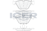 181998 Brzdové destičky ICER