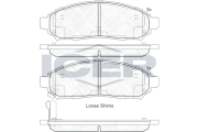 182003 Brzdové destičky ICER